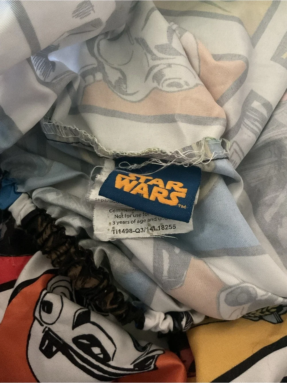 Star Wars Pop Art Character Full Fitted Sheet- Blue, Red, Green, Yellow, Orange